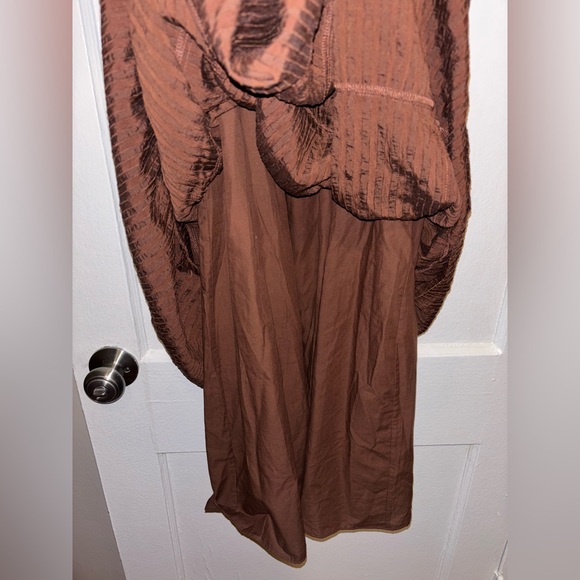 Hill House Home Chocolate Seersucker Nap Dress Ellie Medium Cotton Lined Brown - Picture 7 of 9